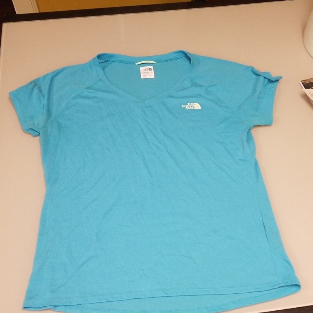 Light blue Northface T shirt